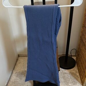 American Eagle Outfitters Textured Blue Pencil Skirt